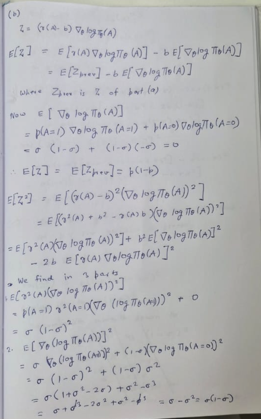 Baseline calculation page 3